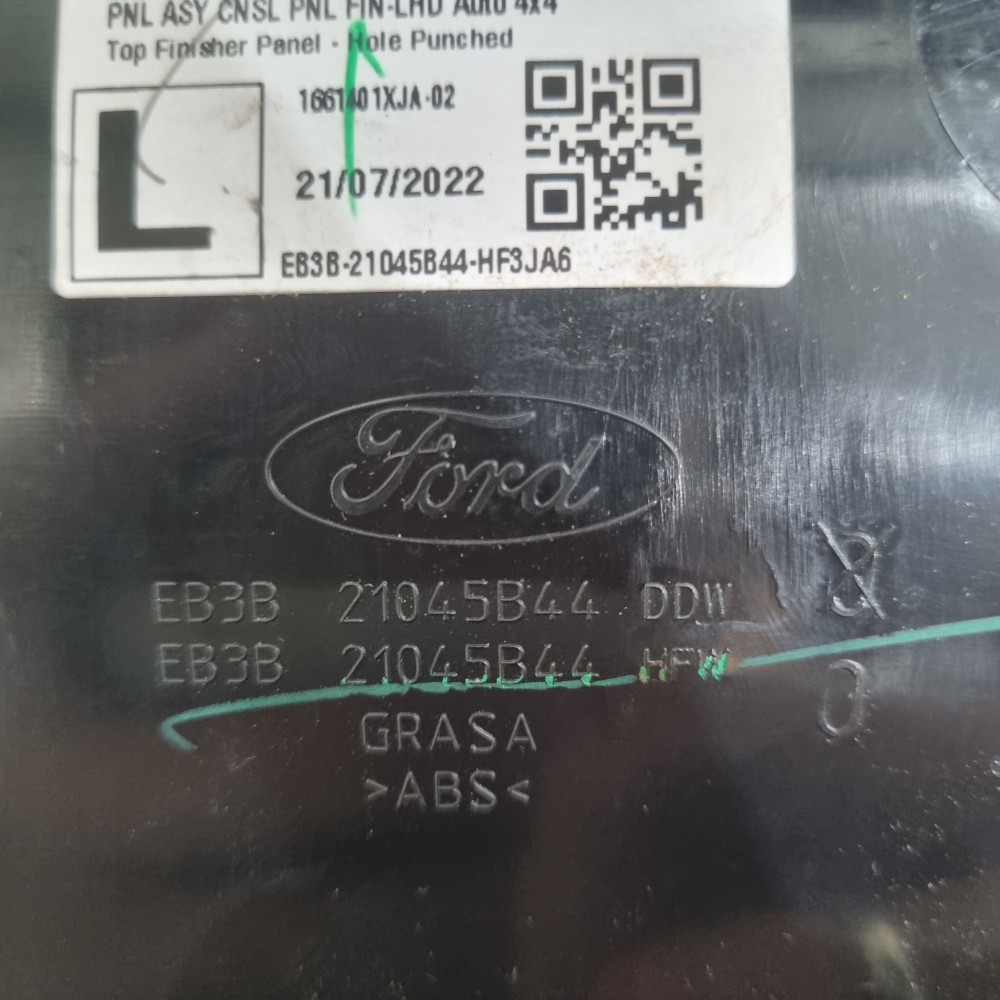 Moldura Console Ford Ranger Modelos 2017/2018/2019/2020/2021 3