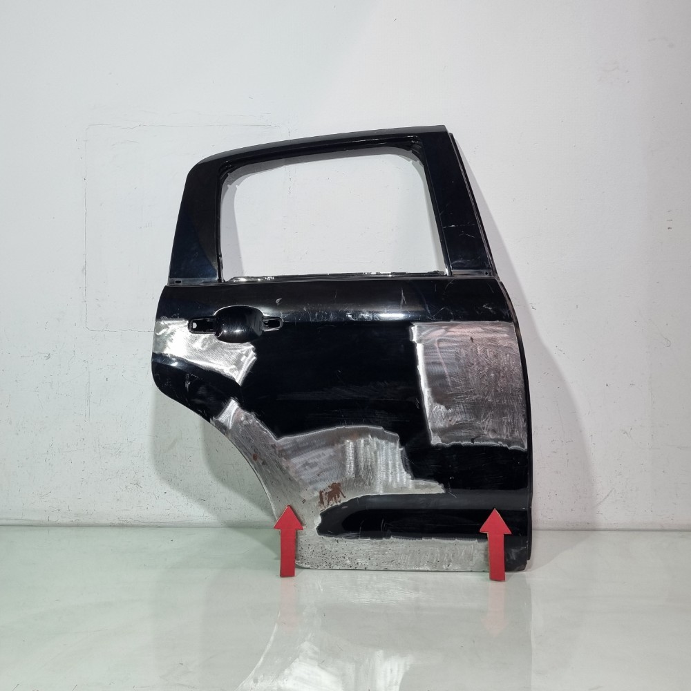 Porta Traseira Direita Citroën C3 Modelos 2013/2018 Traseira Direito Preto 8