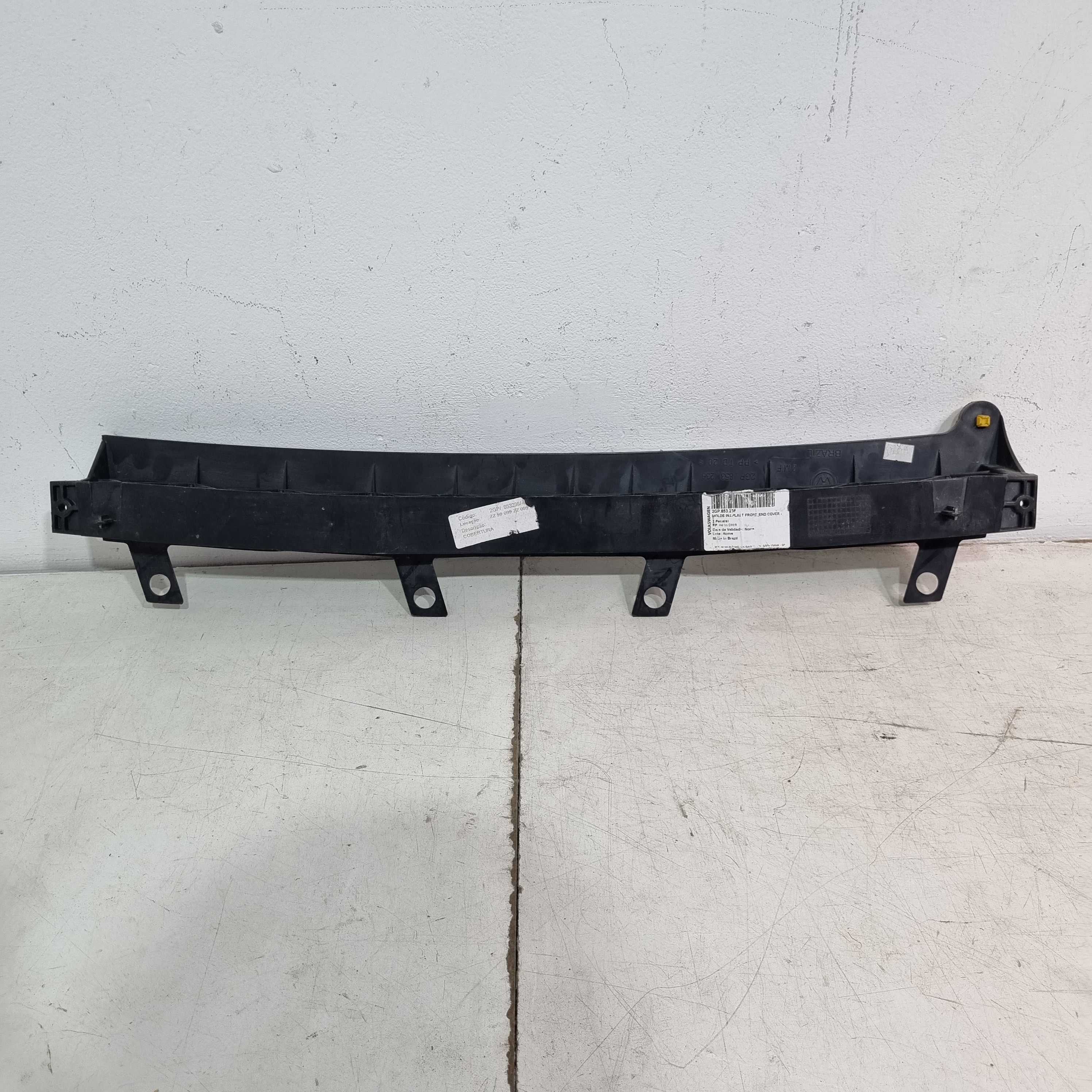 Moldura Superior Da Grade Volkswagen T-cross 2018/2022 Preto 4