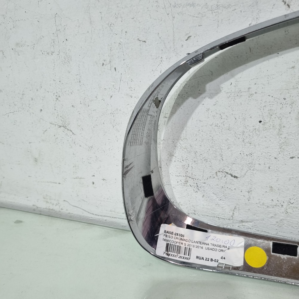 Friso Cromado Traseiro Direito Mini Cooper S 2013/2016 Cromado 8