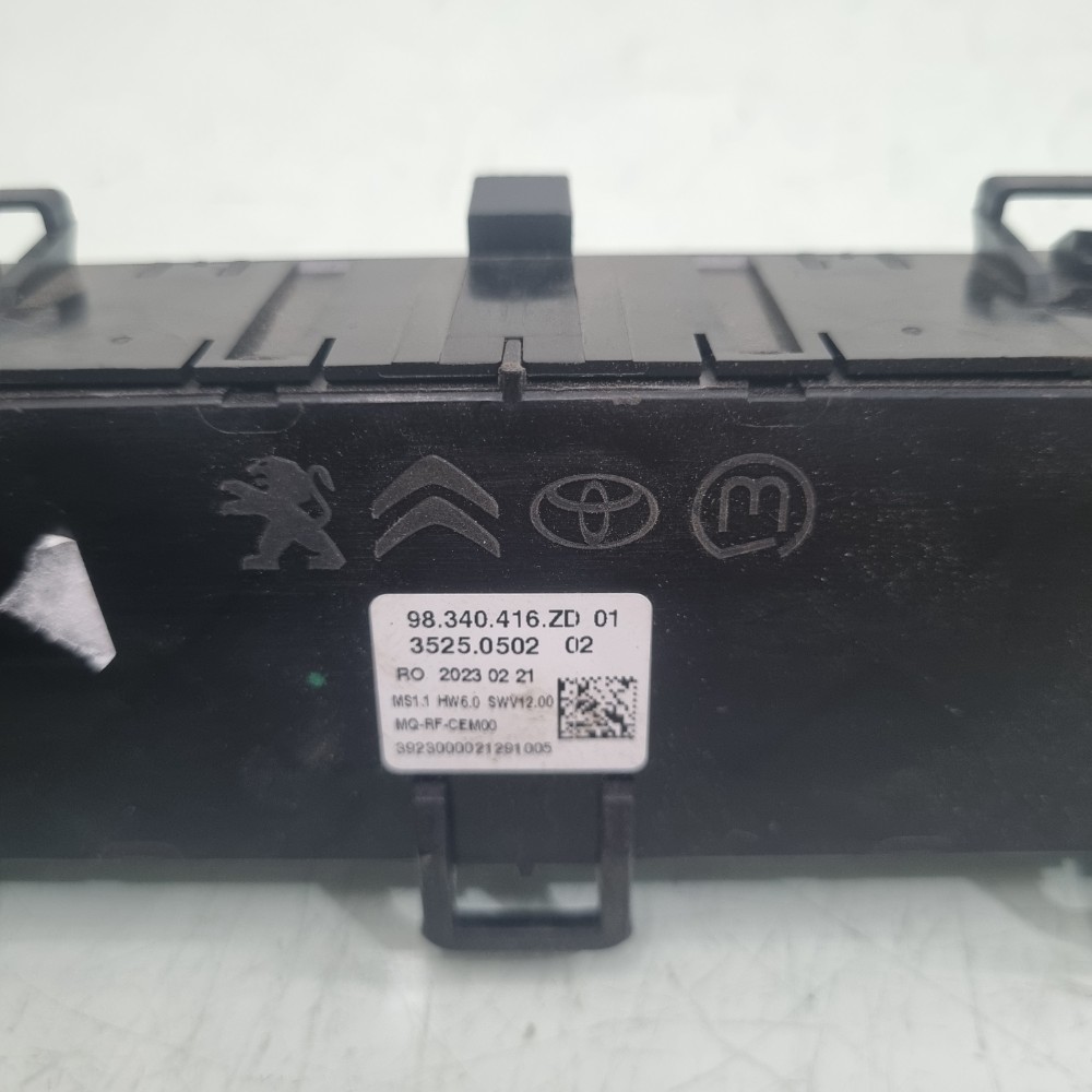 Comando De Ar Peugeot Expert Modelos 2020/2021/2022/2023 7