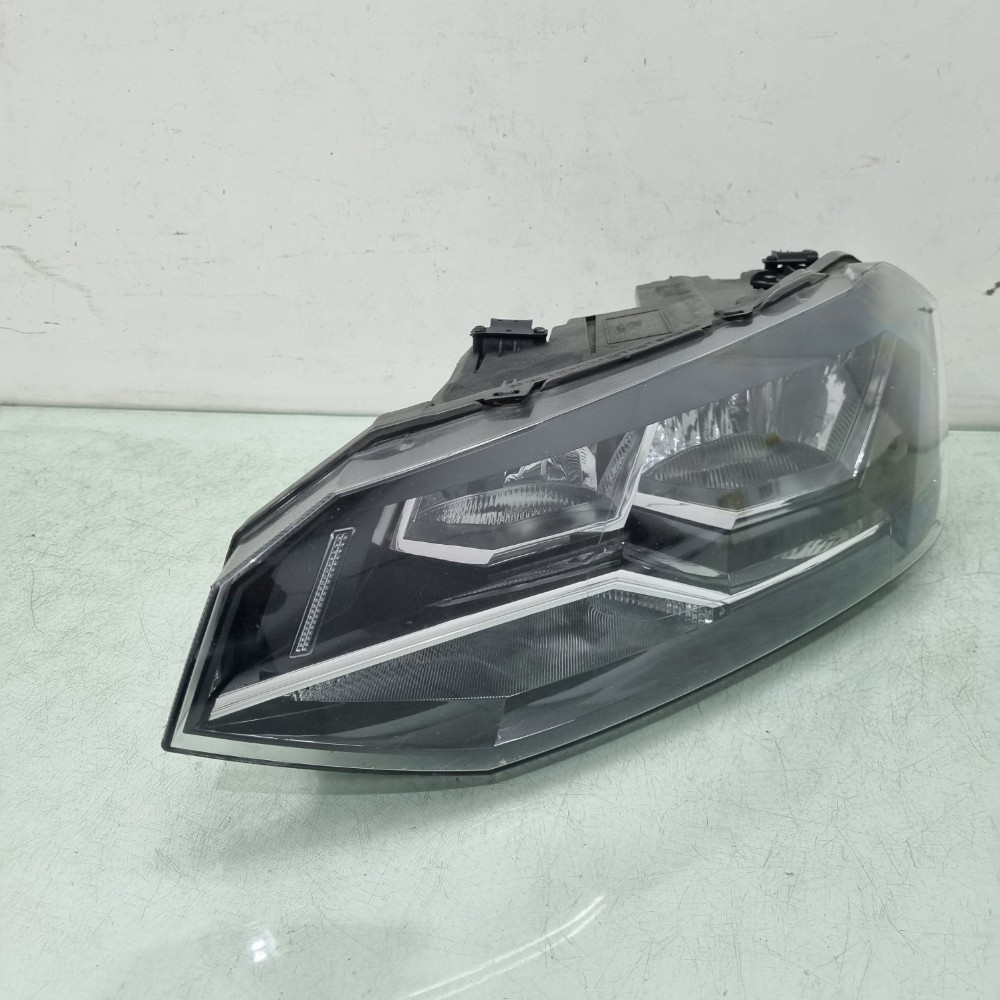 Farol Esquerdo Friso Cromado Volkswagen Polo 2017/2022 Recup 2