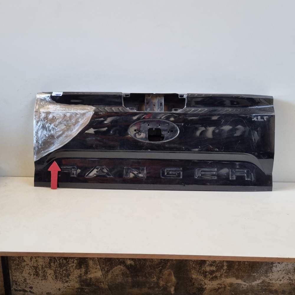 Tampa Traseira Ford Ranger Modelos 2023/2024/2025 Preto 1