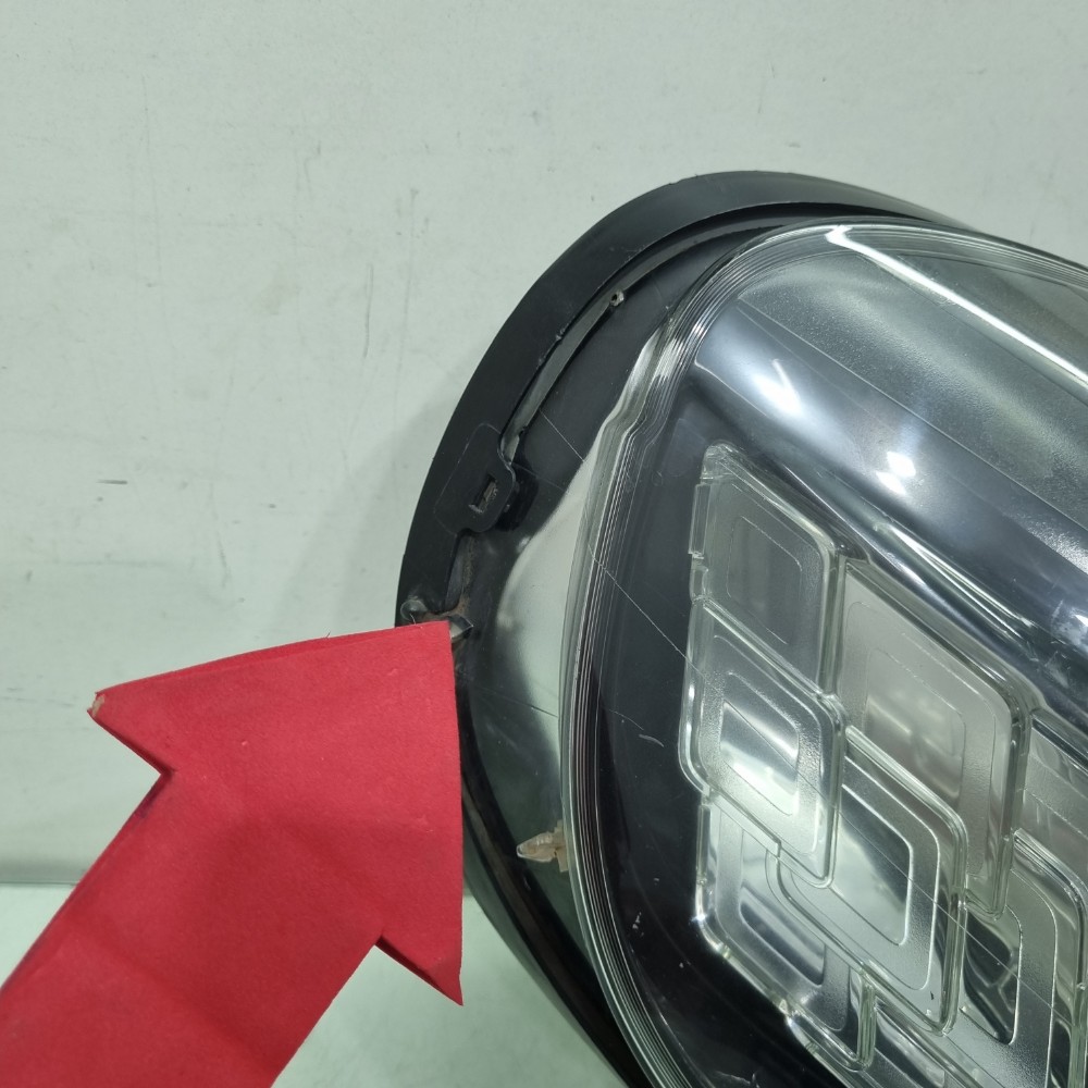 Farol Máscara Negra Direito Fiat Uno Drive Modelos 2016/2022 Direito/passageiro 5