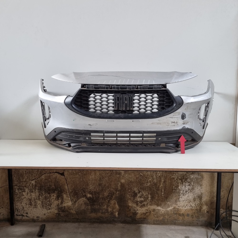Parachoque Dianteiro Fiat Fastback Modelos 2022/2023/2024 Prata 1