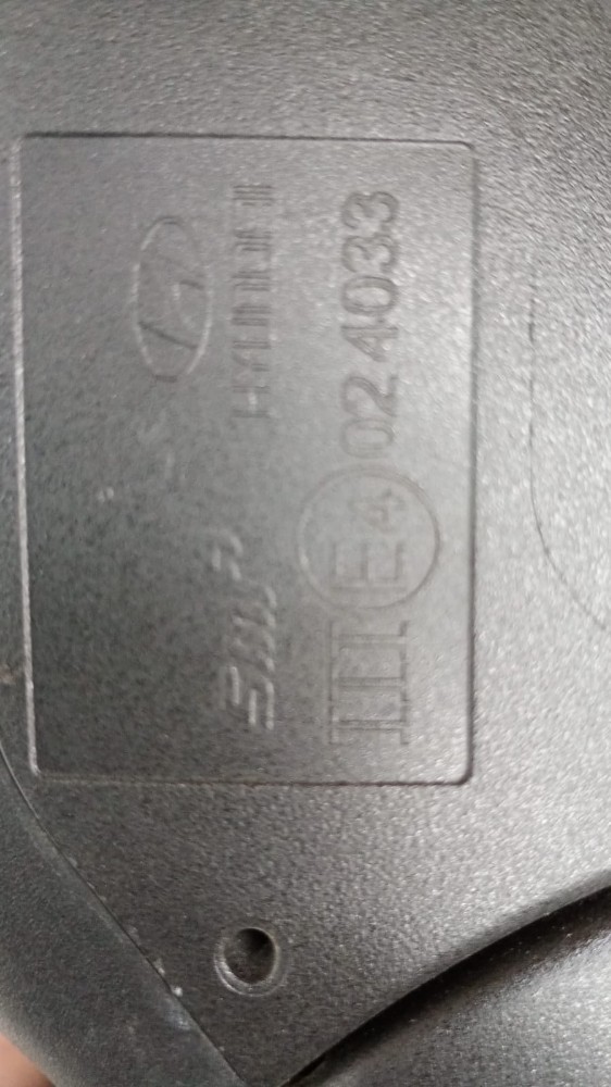 Retrovisor direito elétrico HB20 2013/2019 com pisca LED 3