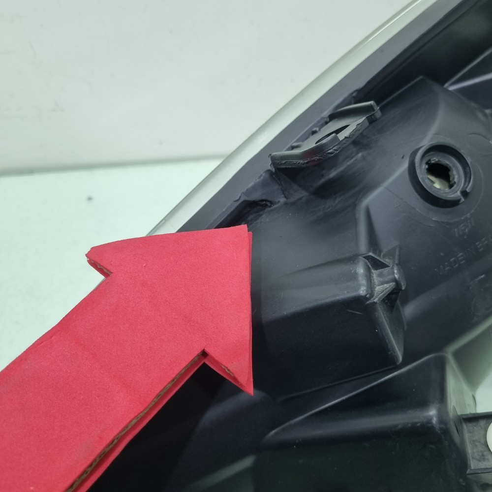 Farol Máscara Negra Direito Fiat Uno Drive Modelos 2016/2022 Direito/passageiro 4