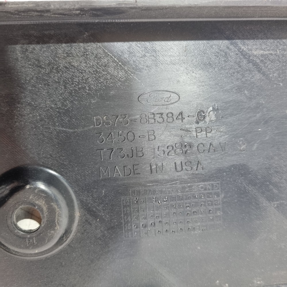 Defletor Inferior Do Para-choque Ford Fusion 2013/2016 Preto 3