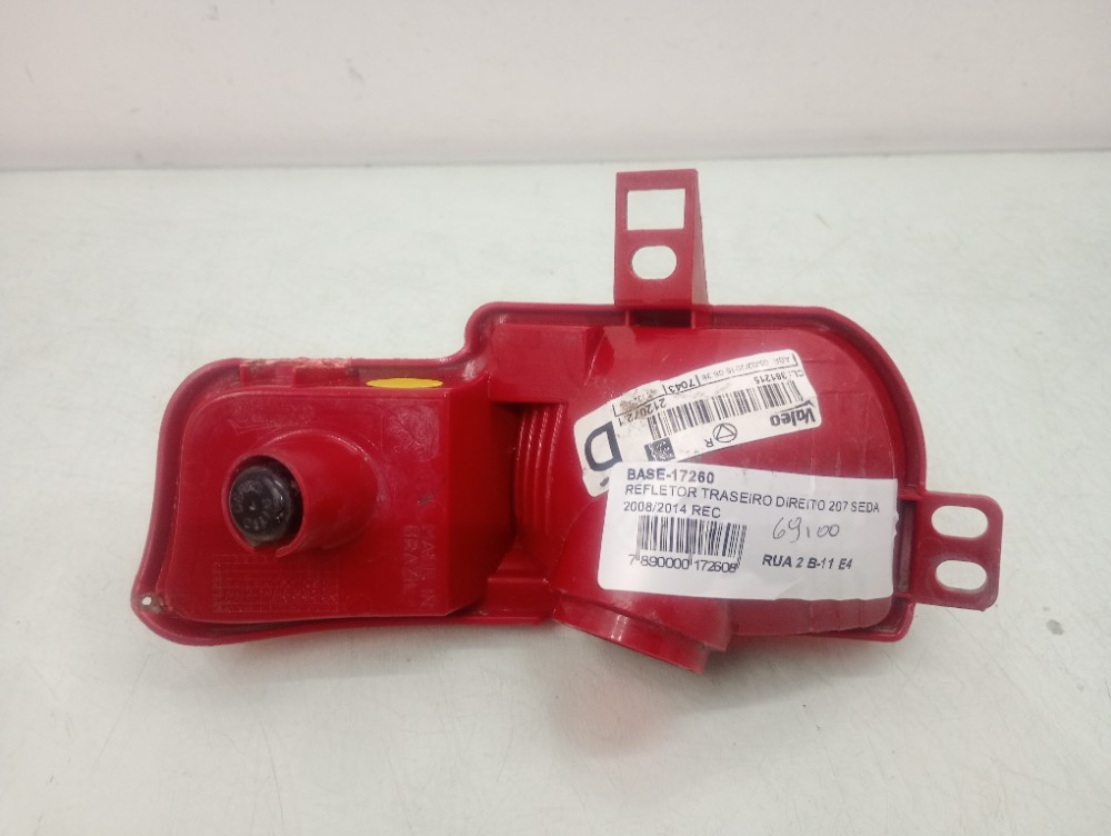 Refletor Traseiro Direito Peugeot 207 2008/2014 Recuperado 4