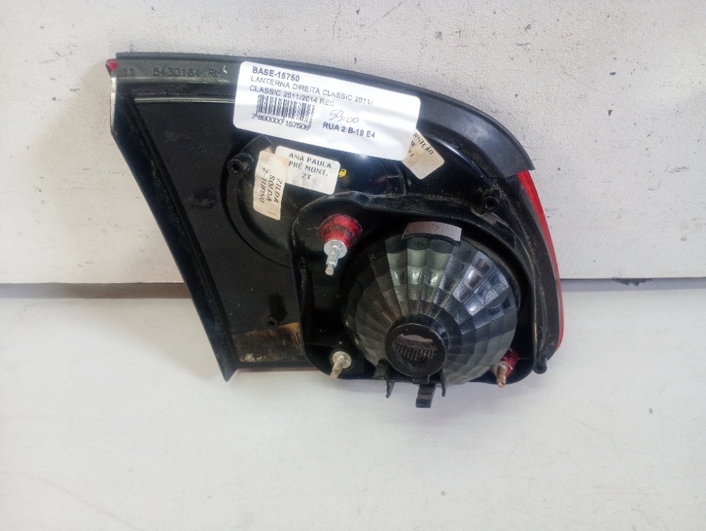 Lanterna Direita Chevrolet Classic 2011/2014 Recuperada Direito/passageiro 4