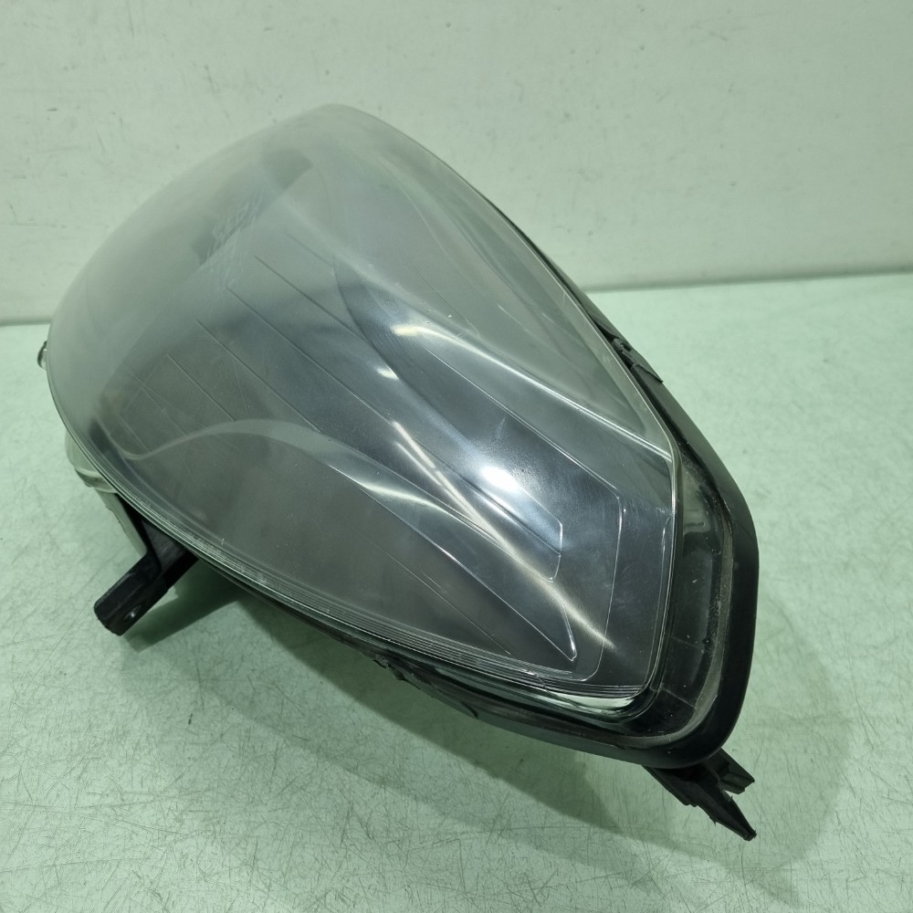 Farol Máscara Cinza Esquerdo Renault Sandero 2012/2014 Esquerdo/motorista 2