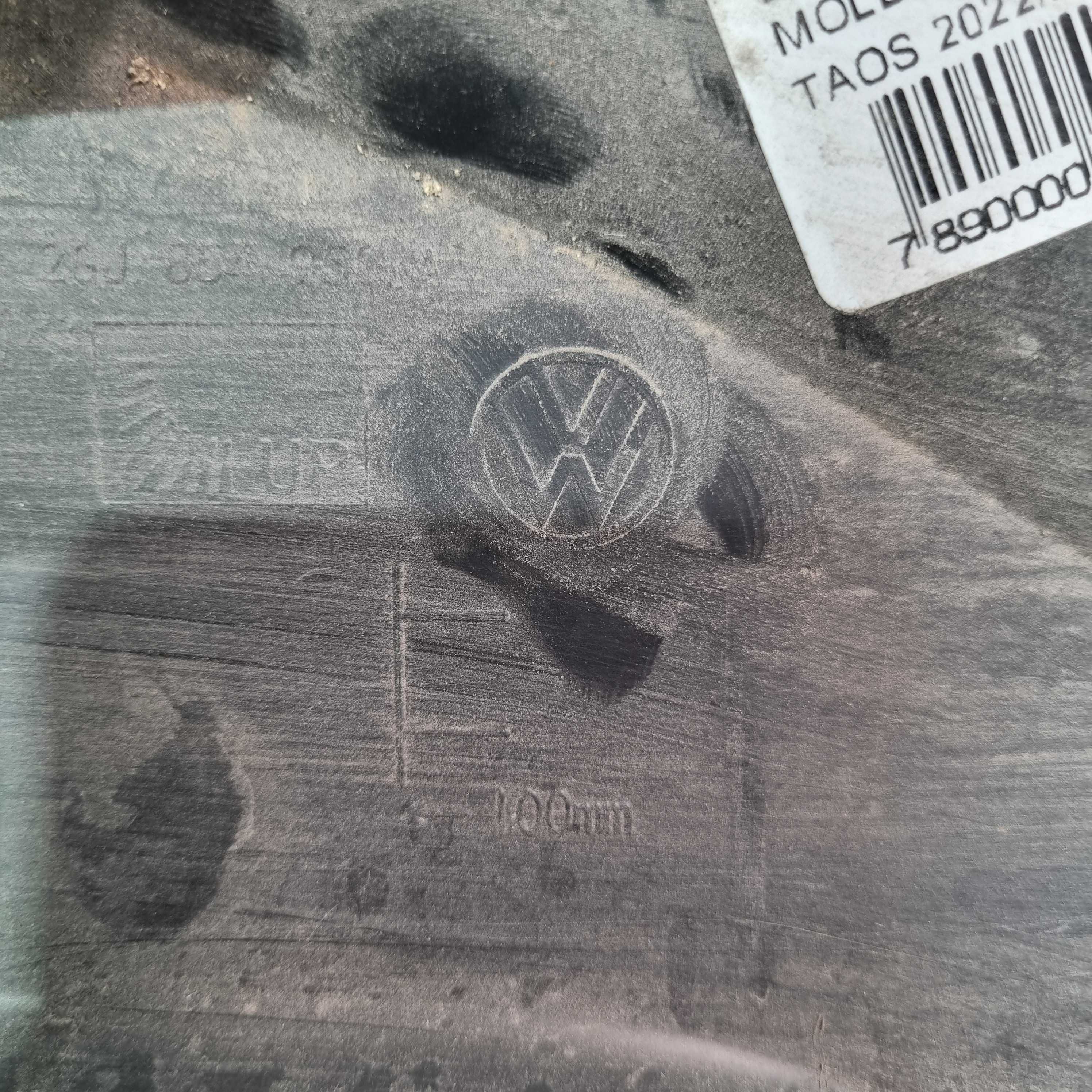 Moldura Inferior Porta Traseira Direita Vw Taos 2022/2023 Preto 4