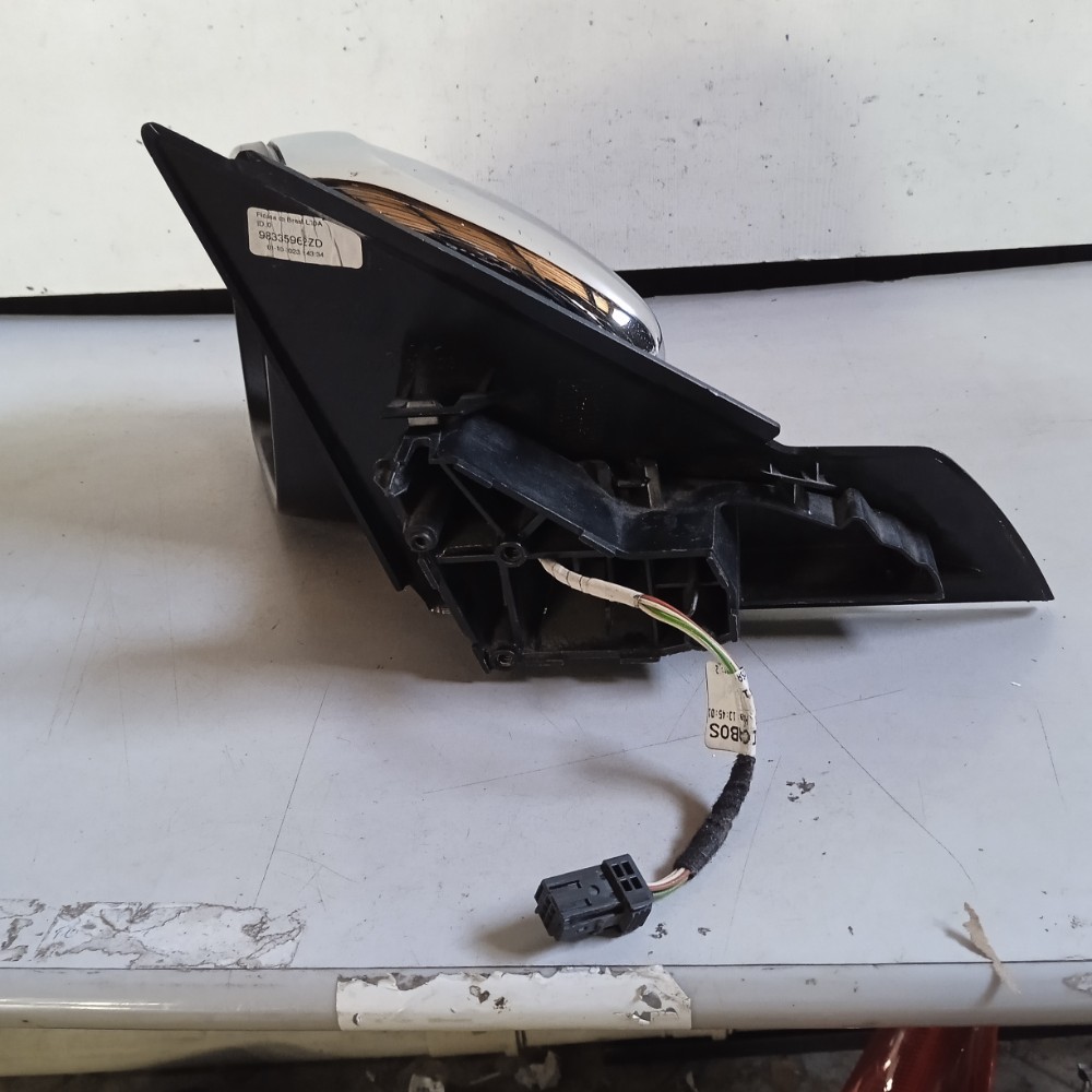 Retrovisor Esquerdo Cromado Peugeot 208 2020/2024 Recuperado 4
