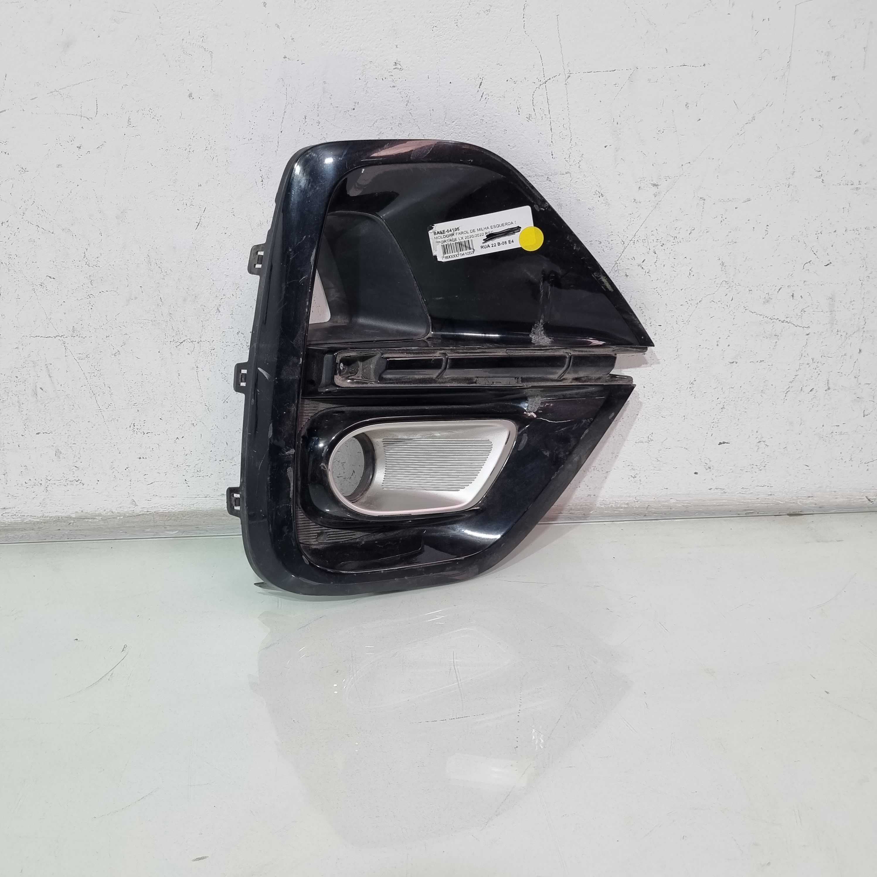 Moldura Milha Esquerdo Kia Sportage Lx 2020/2022 Original Preto Esquerdo