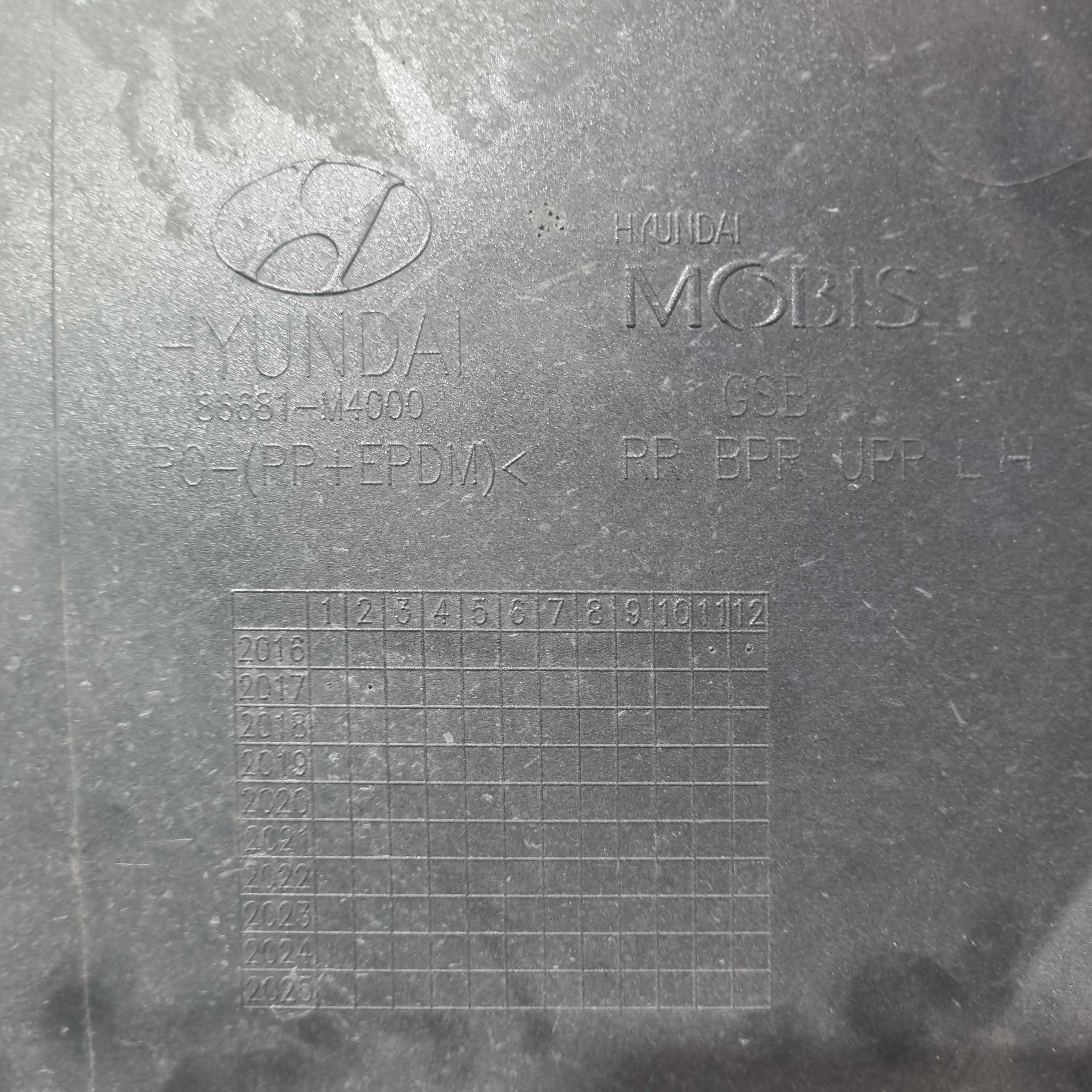 Polaina Esquerda Do Para-choque Hyundai Creta 2018/2021 6