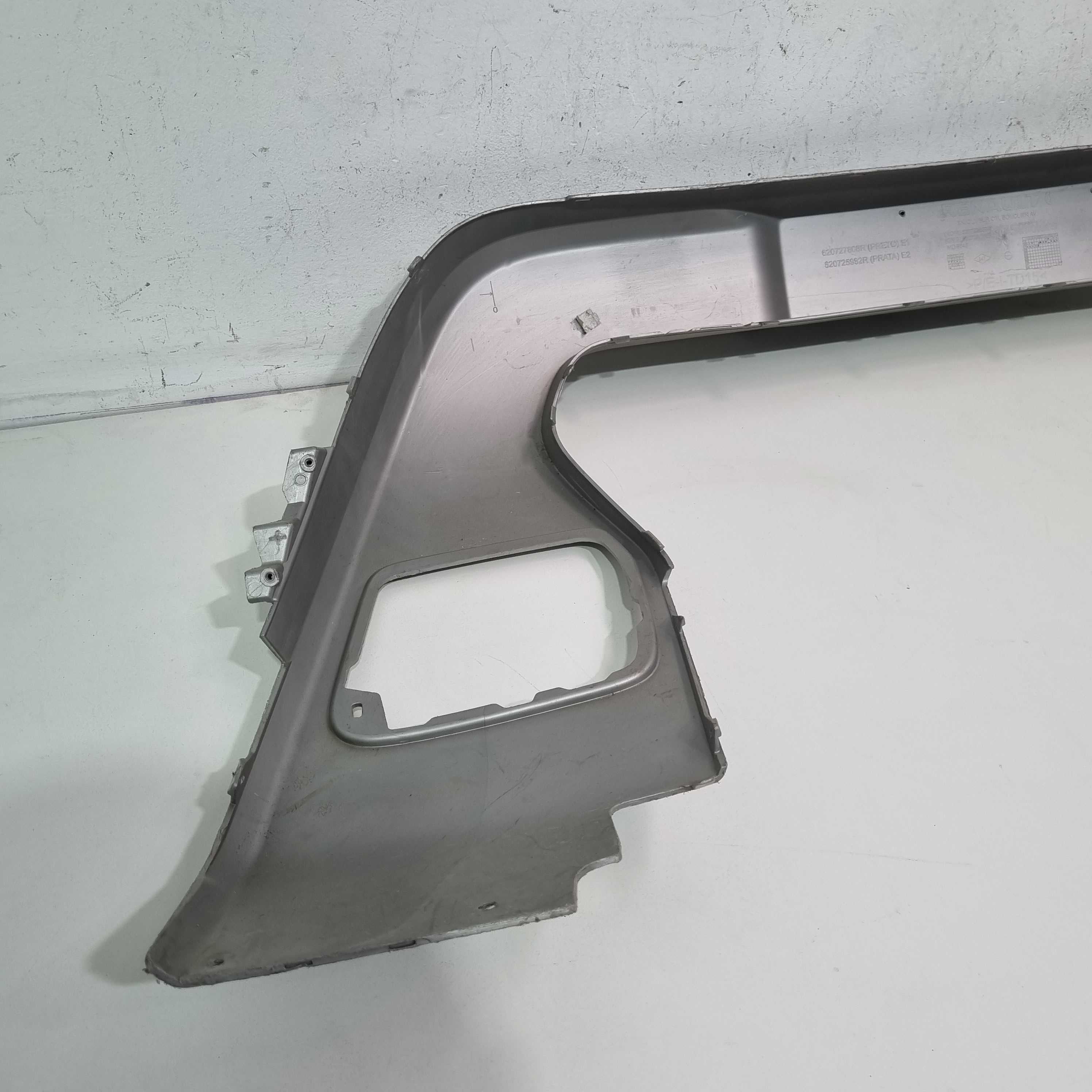 Aplique Do Parachoque Dianteiro Renault Duster 2020/2023  Prata 6