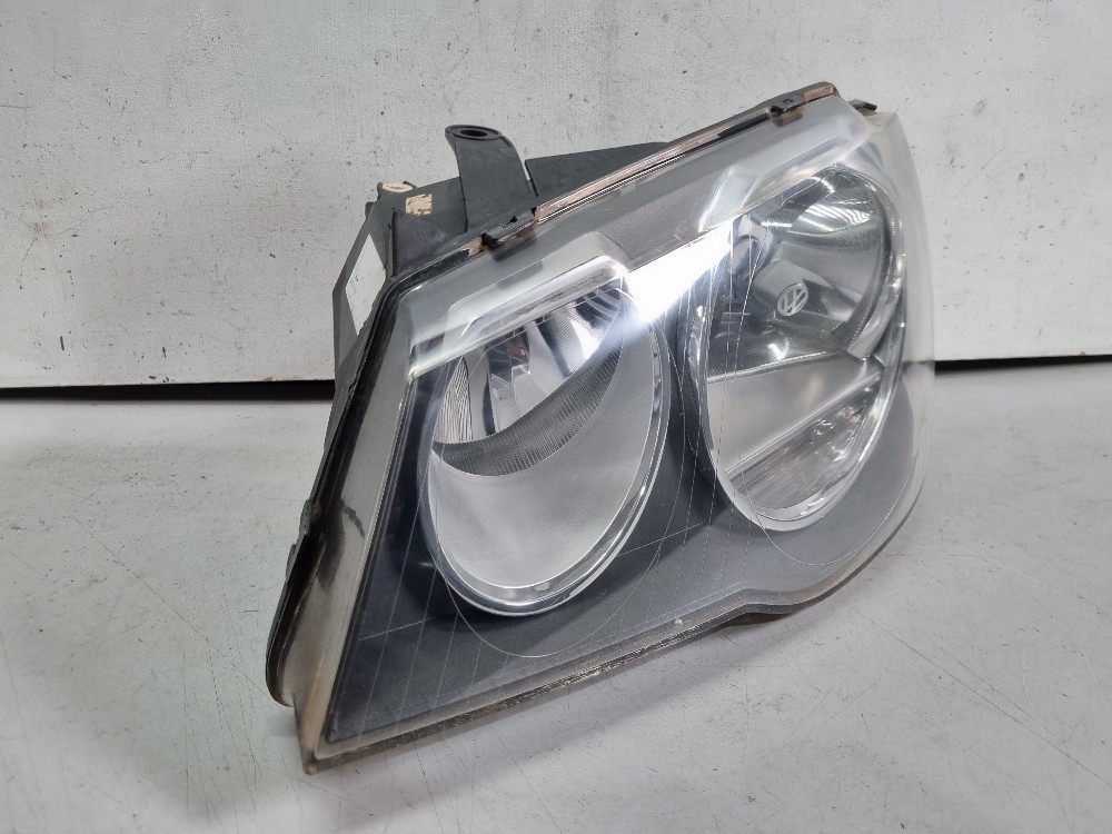 Farol Esquerdo Máscara Cinza Volkswagen Golf 2008/2012 Recup Esquerdo/motorista 5