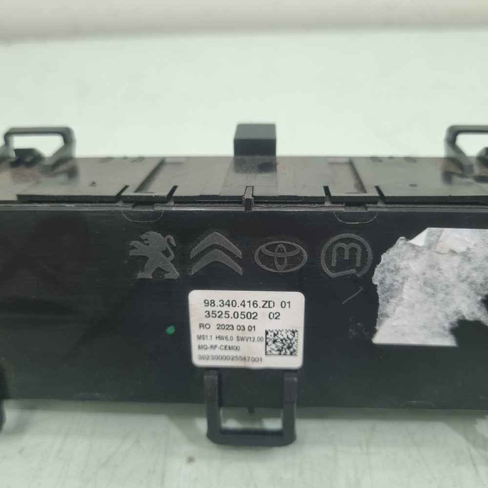 Comando De Ar Da Citroën Jumper Modelos 2020/2021/2022/2023 5