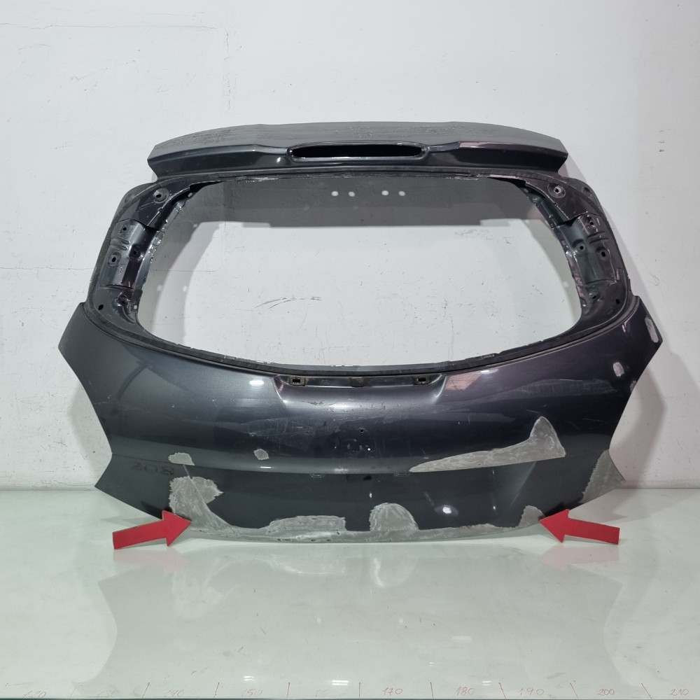 Tampa Traseira Peugeot 208 2013/2014/2015/2016/2017/2018 Cinza 1