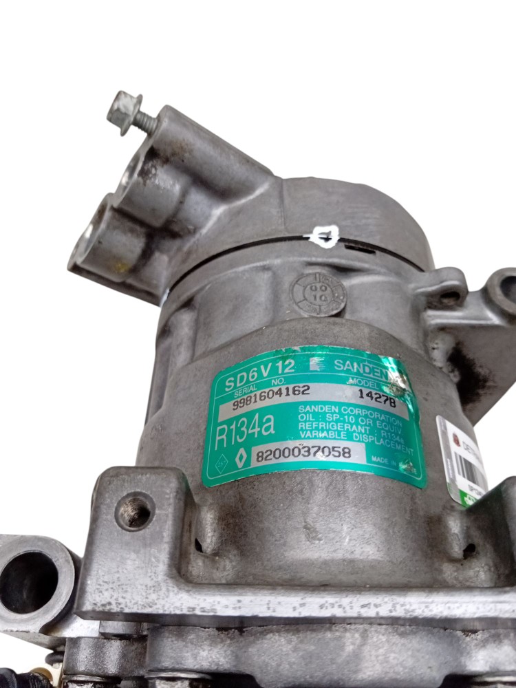 Compressor Ar Condicionado Renault Clio Peugeot 206 1.0 16v 7