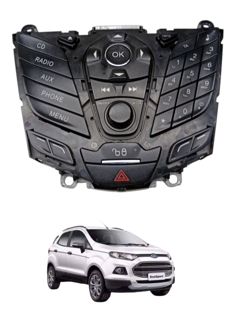 Comando Rádio Original Ford Ecosport 2013 A 2017 331445000