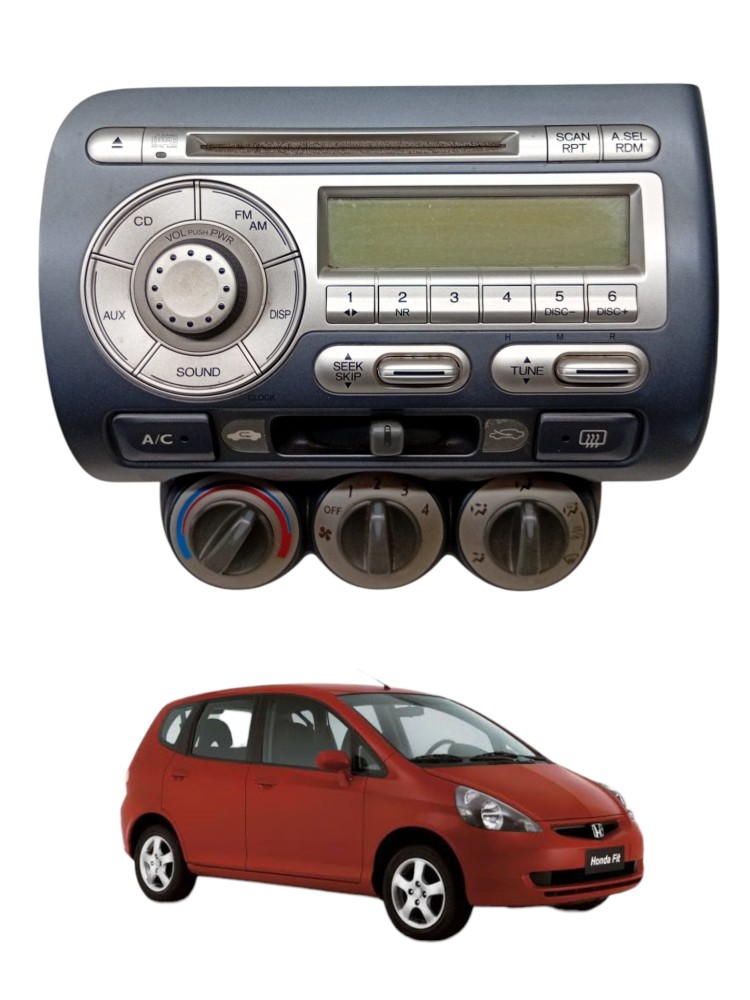 Comando Ar Condicionado Rádio Honda Fit 2007 39100saa