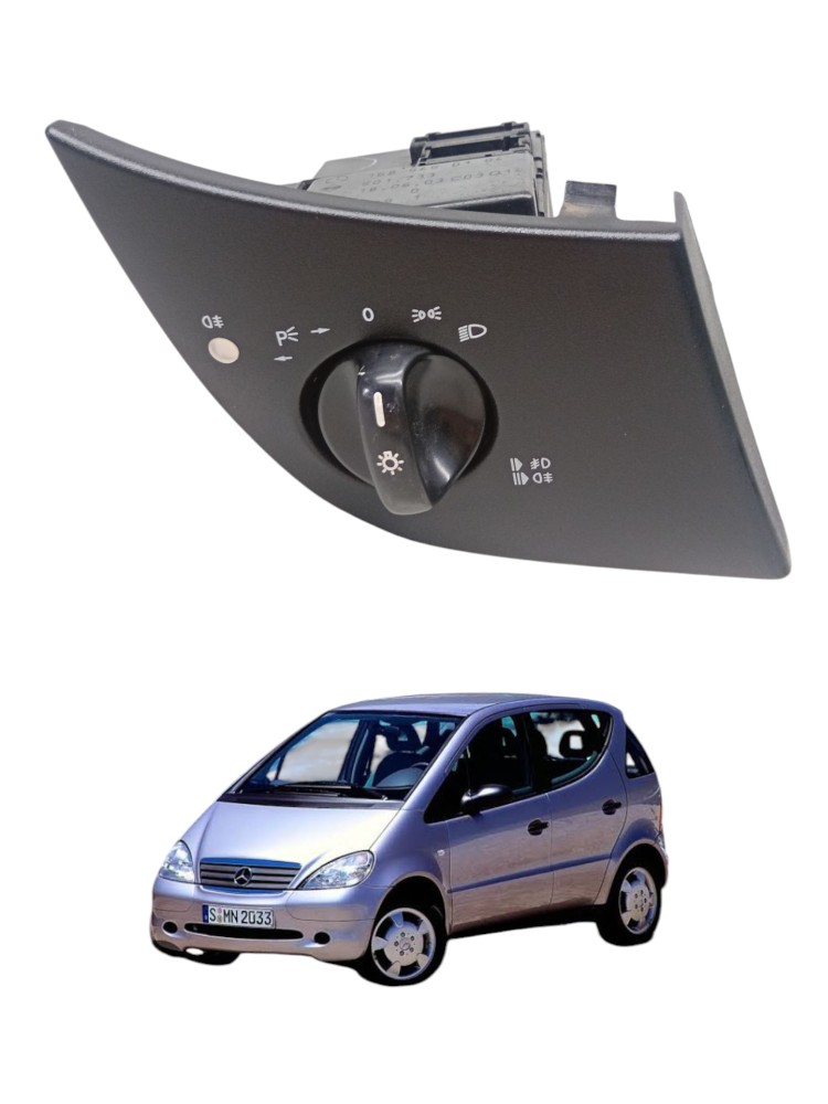 Chave Farol Com Moldura Mercedes Classe A 160 1685450104