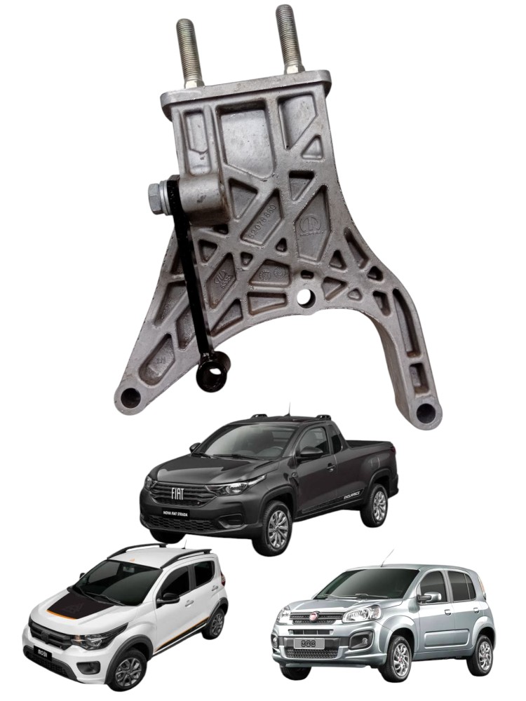 Suporte Coxim Câmbio Fiat Mobi Uno Strada Fire Evo 52078860