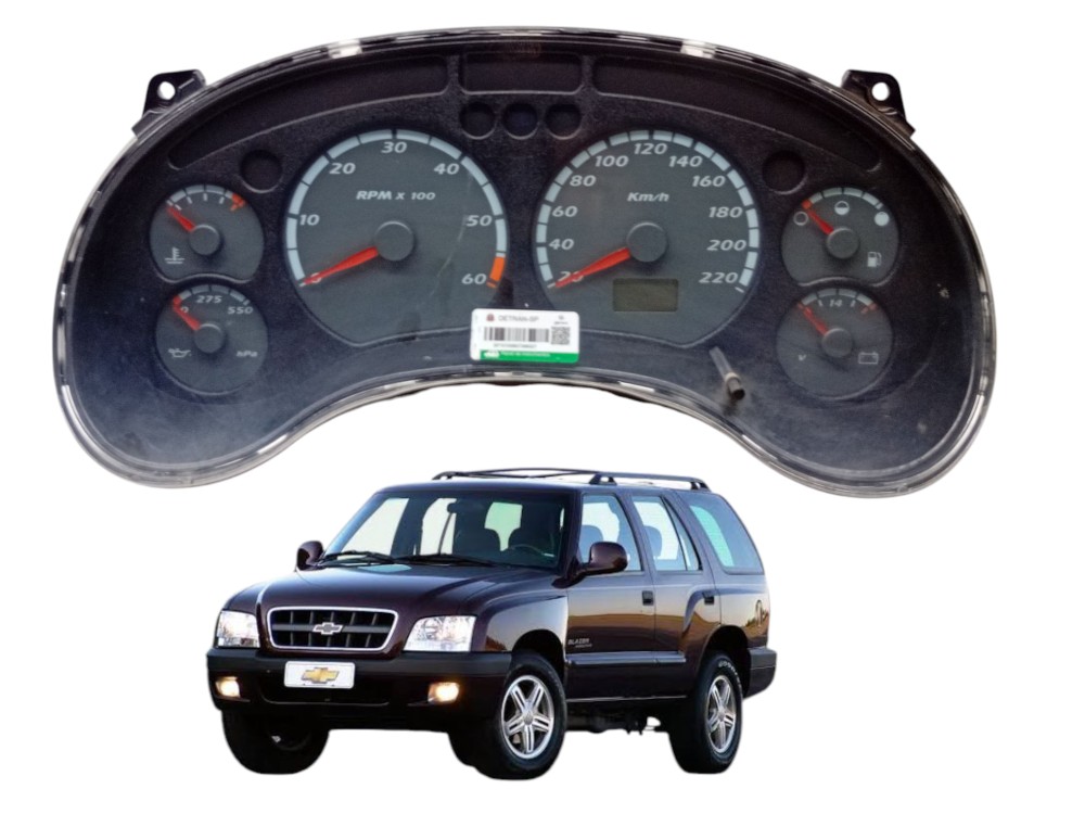 Painel Instrumentos Chevrolet Blazer 4.3 Vortec V6 93387837 Preto