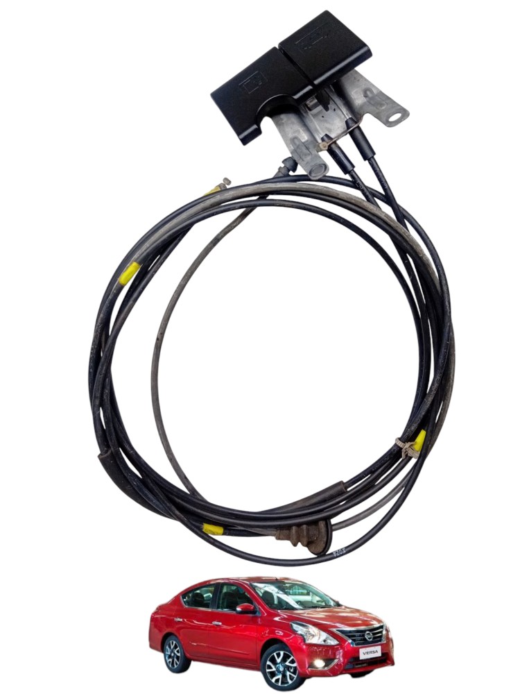 Puxador Alavanca Abertura Capô Tanque Nissan Versa 097nn7808 2