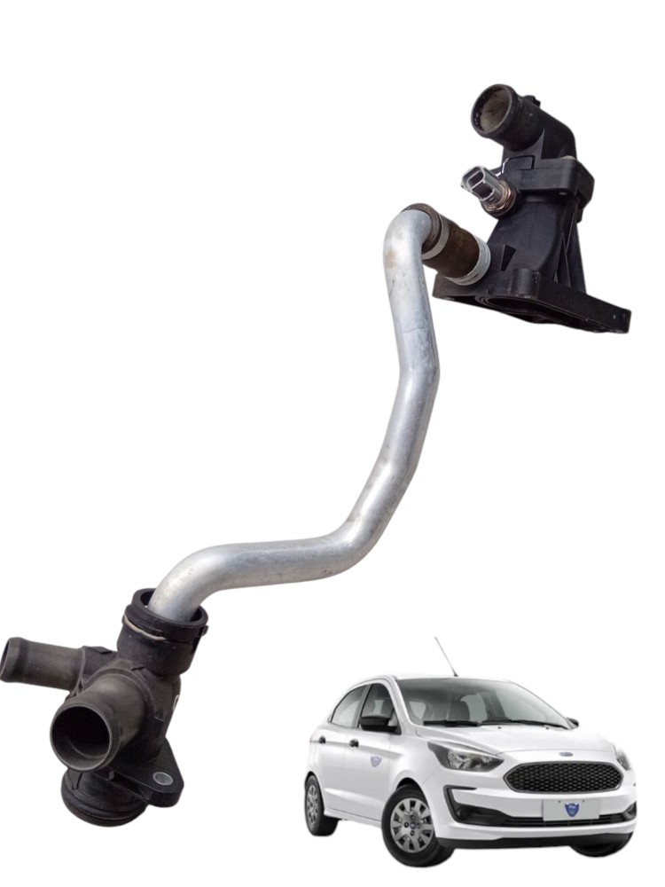 Carcaça válvula termostática Ford Ka 1.0 3cc cm5g9k478ga