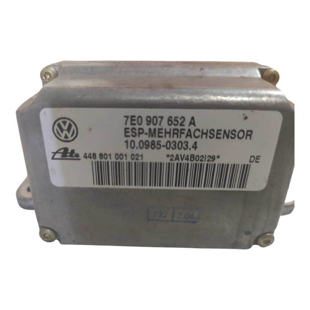 Módulo Sensor Estabilidade Porsche Cayenne 2003 A 2009