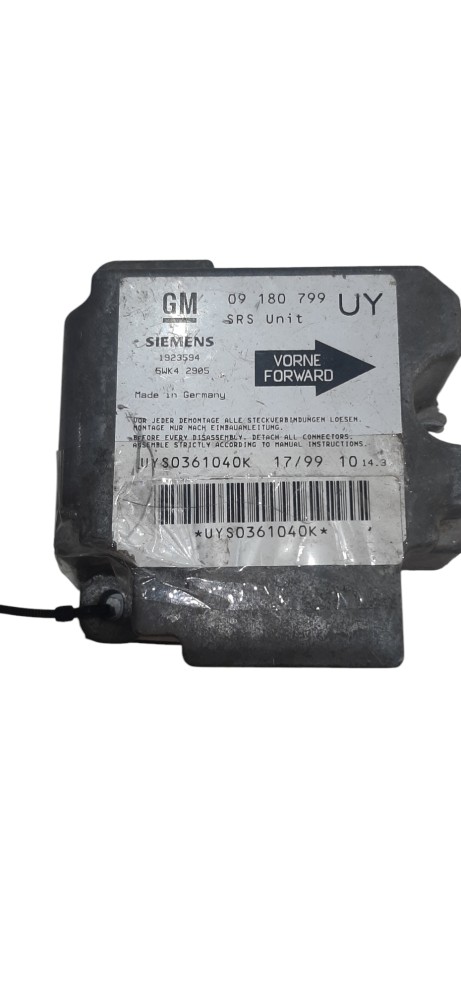 Módulo Central Airbag Gm Astra Gls 2.0 98 A 2005 Reprogramar