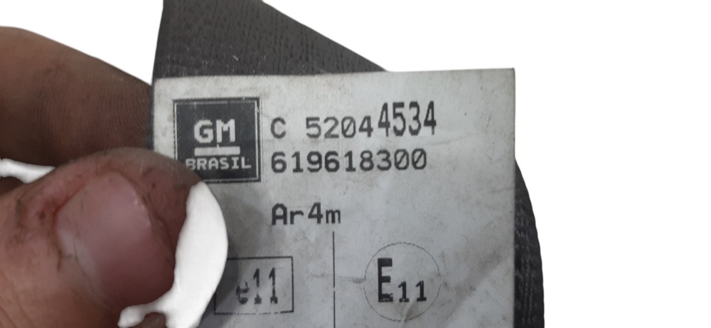 Cinto Segurança Traseiro Esquerdo Central Gm Spin 12 A 2017