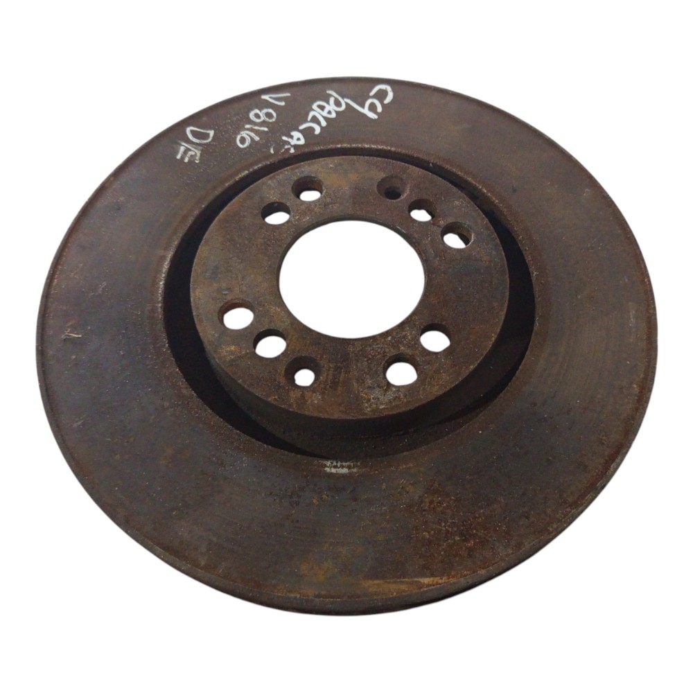 Disco freio dianteiro esquerdo Citroen C4 Pallas 2007 a 2013