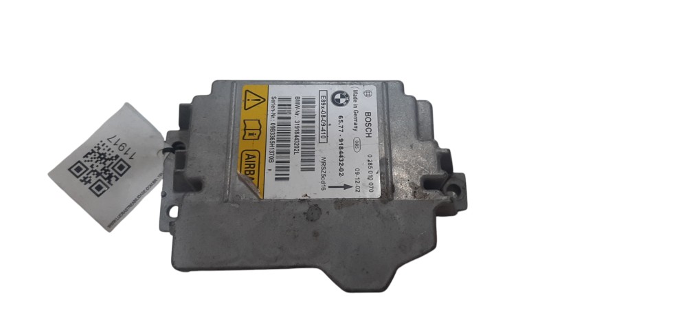 Módulo Airbag Bmw 118i 120i 320i 2.0 Asp Acionado 2006 2007