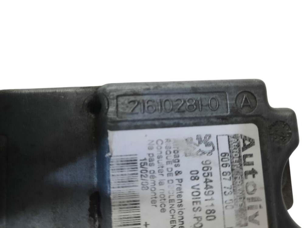 Módulo Airbag Peugeot 307 Citroen C4 2006 2007 2008 A 2012