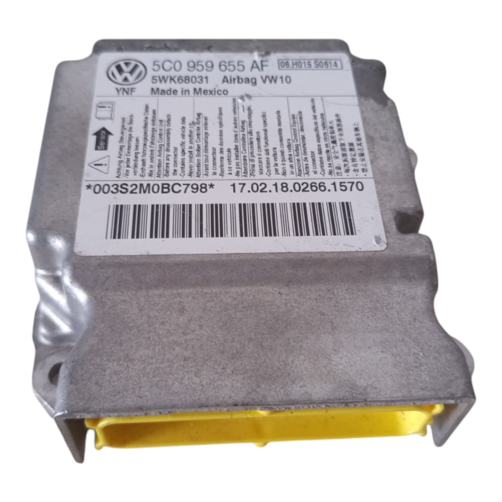 Módulo Central Airbag Volkswagen Jetta Mk6 2010 2011 A 2018