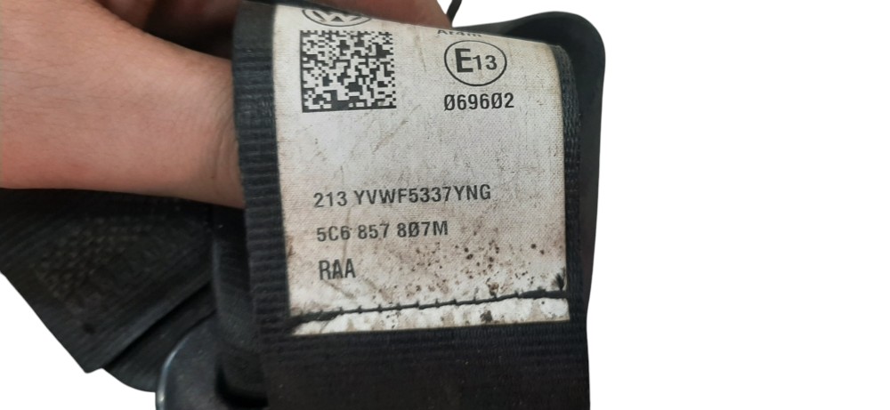 Cinto Segurança Traseiro Central Jetta Mk6 2011 2012 A 2016