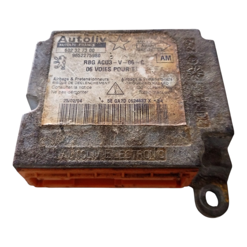 Módulo Central Airbag Peugeot 206 1.4 16v 2001 2002 A 2014