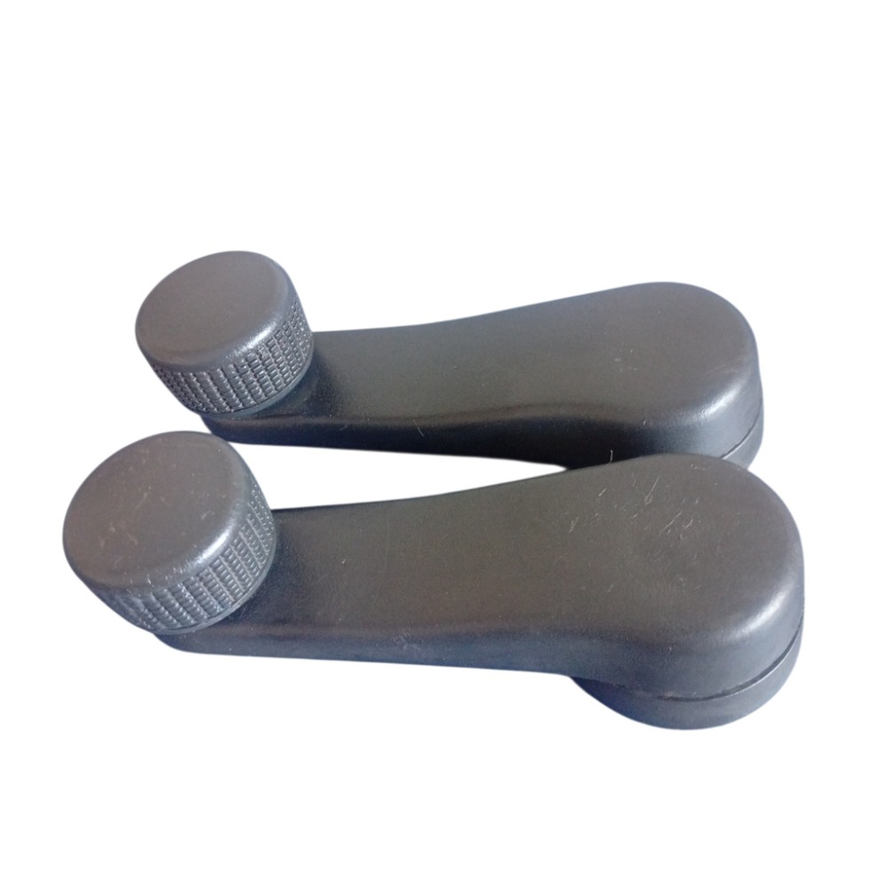 Kit 2 Manivela Vidro Vw Gol Parati Saveiro Voyage 2016 Preto