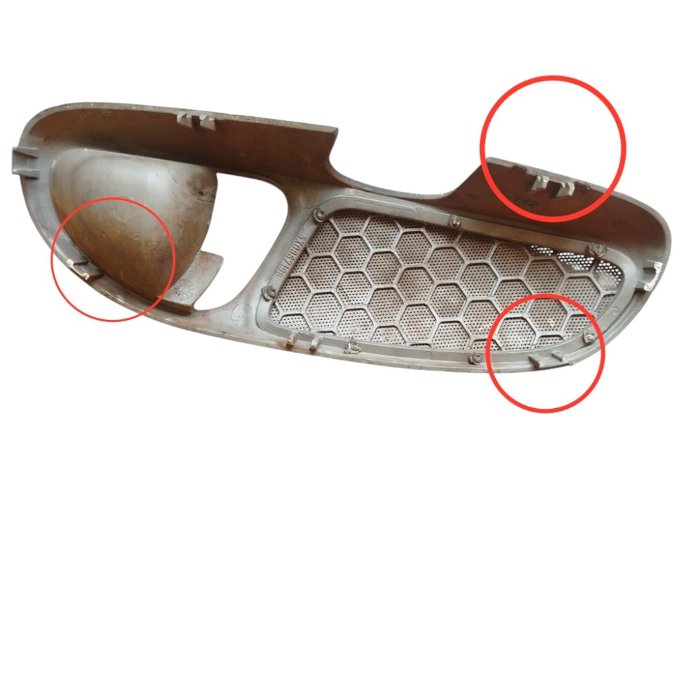 Moldura Capa Maçaneta Interna Porta Gol Parati G3 C/detalhes 10