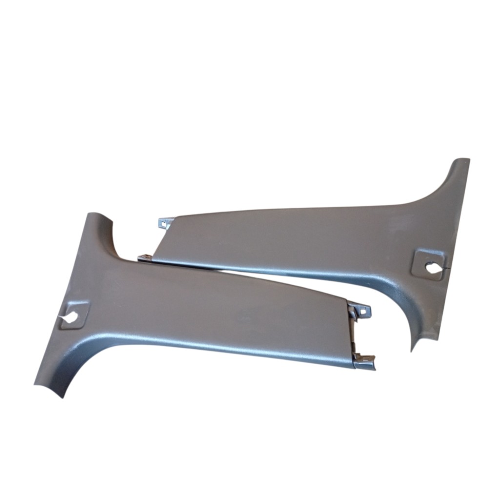 Par Moldura Coluna Central Acabamento Citroen C3 2003 A 2012