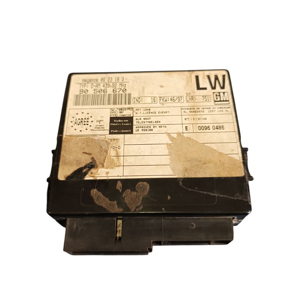 Módulo Central Alarme Gm Astra Vectra 1997 A 2005