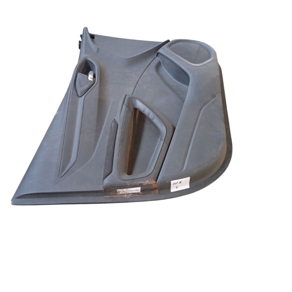 Forro Porta Traseiro T.d Pris Gm Onix Prisma 2017 A 2019 Preta