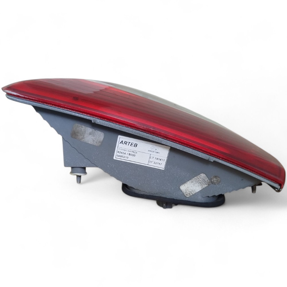 Lanterna Direito Tampa Traseiro Hyundai Hb20 2012 A 2019 Direito/passageiro Vermelho E Transparente 4