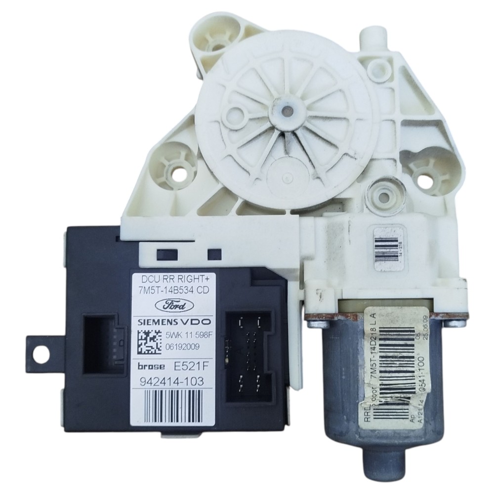 Motor Maquina Vidro Traseiro Direito Ford Focus 2009 A 2011