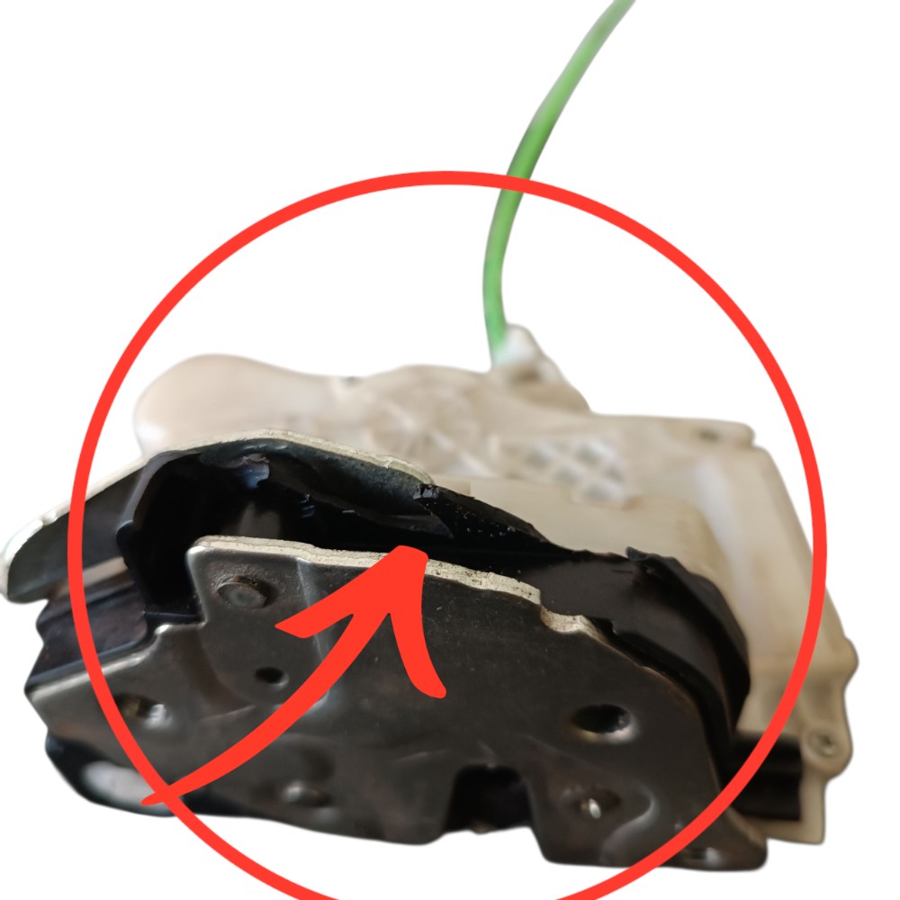 Fechadura elétrica traseira L/D Vw FOX 2015 a 2023 c/detalhe