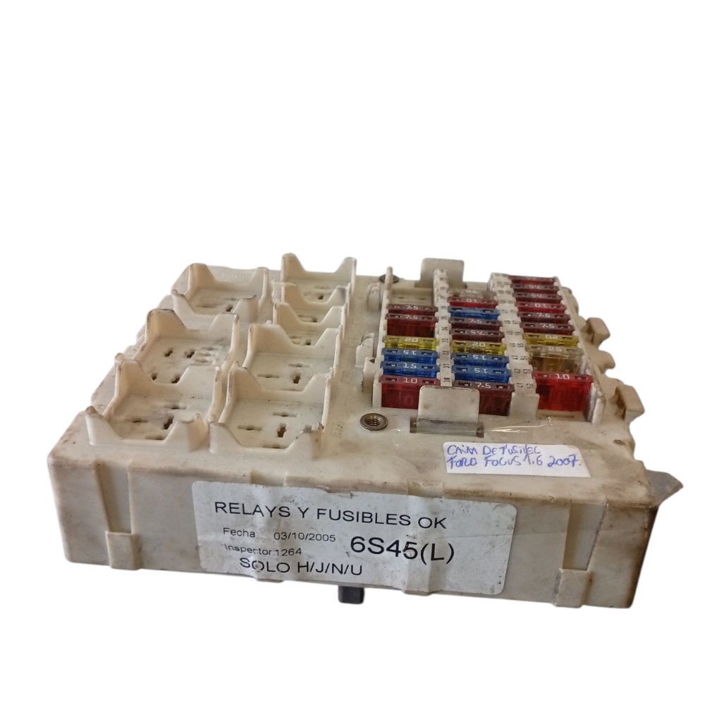 Caixa De Fusivel Ford Focus 1.6 2007 Original
