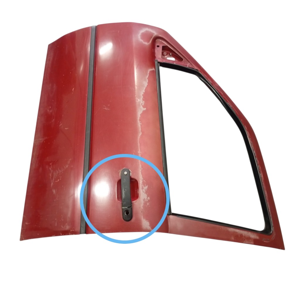 Porta Dianteira Esquerda Vw Parati 2002  Dianteira Vermelho 2